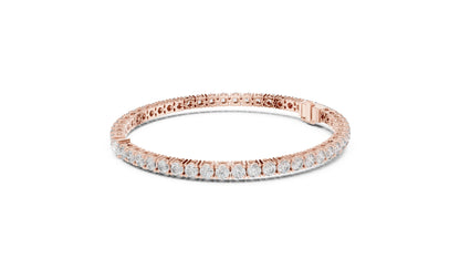 Round Tennis Lab Grown Diamond Bracelet