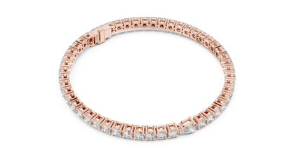 Round Tennis Lab Grown Diamond Bracelet
