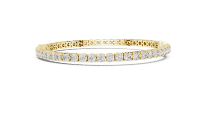 Round Tennis Lab Grown Diamond Bracelet