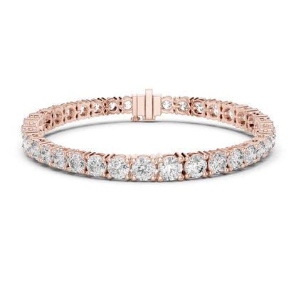 Round Tennis Lab Grown Diamond Bracelet