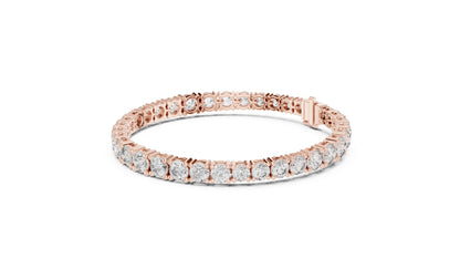 Round Tennis Lab Grown Diamond Bracelet