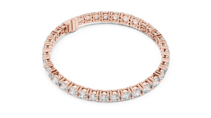 Round Tennis Lab Grown Diamond Bracelet