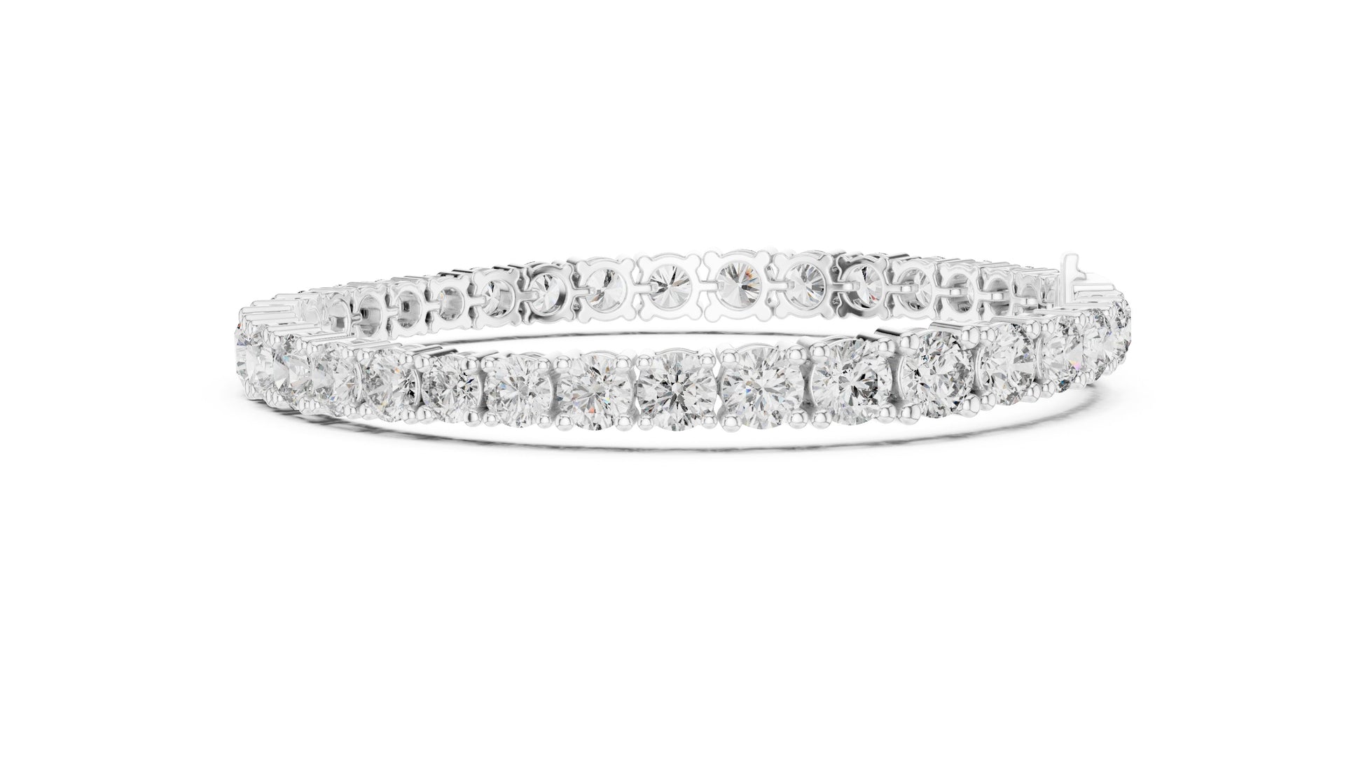 Round Tennis Lab Grown Diamond Bracelet