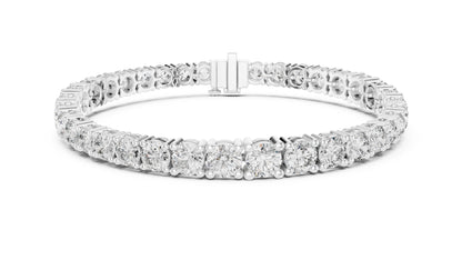 Round Tennis Lab Grown Diamond Bracelet