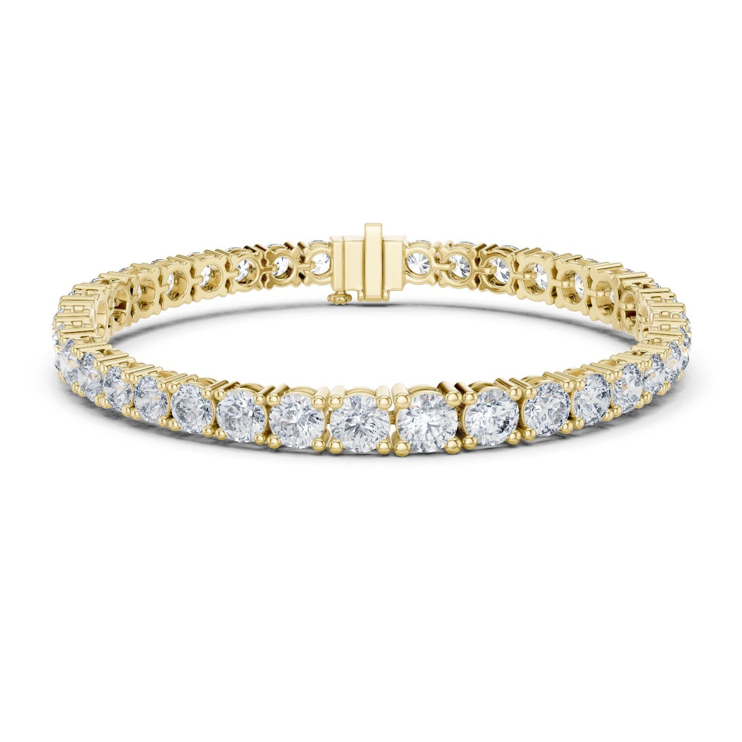 Round Tennis Lab Grown Diamond Bracelet
