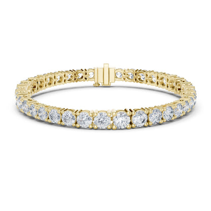 Round Tennis Lab Grown Diamond Bracelet