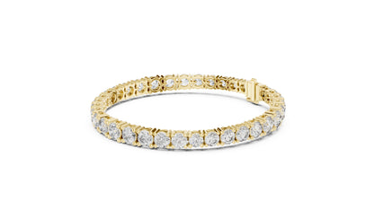 Round Tennis Lab Grown Diamond Bracelet