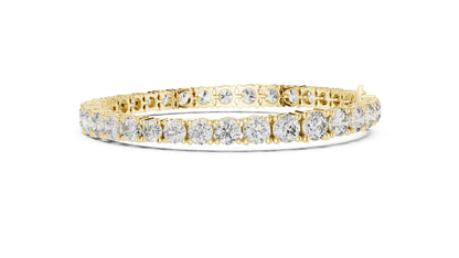Round Tennis Lab Grown Diamond Bracelet