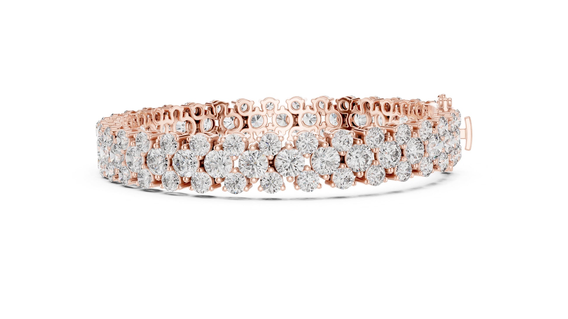 Round Tennis Lab Grown Diamond Bracelet
