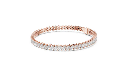 Marquise Tennis Lab Grown Diamond Bracelet