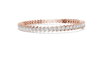 Marquise Tennis Lab Grown Diamond Bracelet