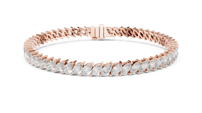 Marquise Tennis Lab Grown Diamond Bracelet