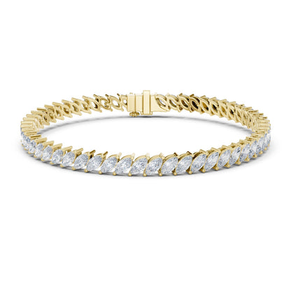 Marquise Tennis Lab Grown Diamond Bracelet