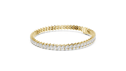 Marquise Tennis Lab Grown Diamond Bracelet