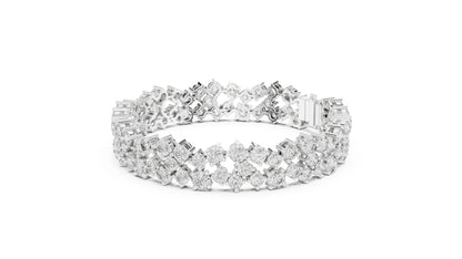 Round Tennis Lab Grown Diamond Bracelet