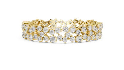 Round Tennis Lab Grown Diamond Bracelet