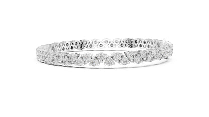 Round Tennis Lab Grown Diamond Bracelet