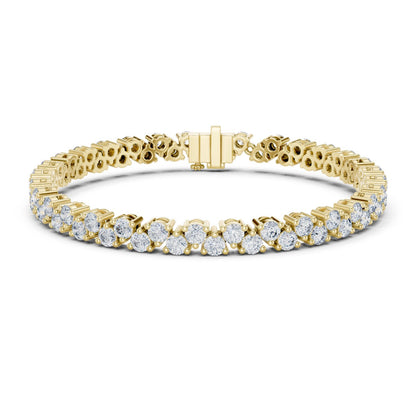 Round Tennis Lab Grown Diamond Bracelet
