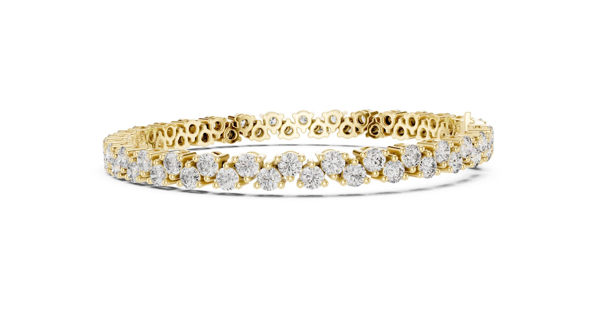Round Tennis Lab Grown Diamond Bracelet