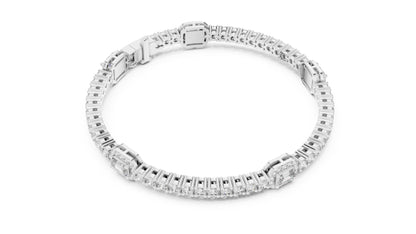 Mixed Shape Lab Grown Diamond Tennis Bracelet