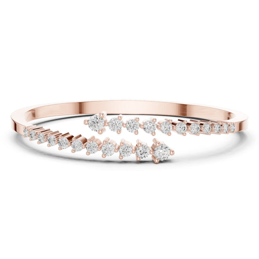 Marquise Bangle Lab Grown Diamond Bracelet