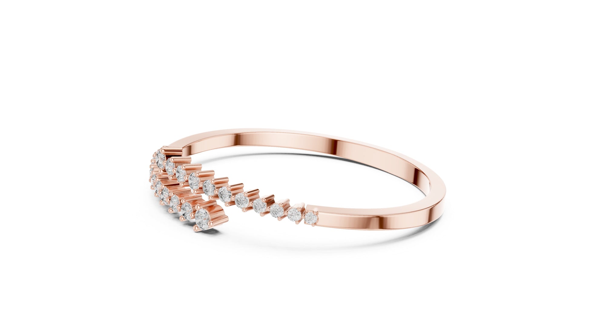 Marquise Bangle Lab Grown Diamond Bracelet