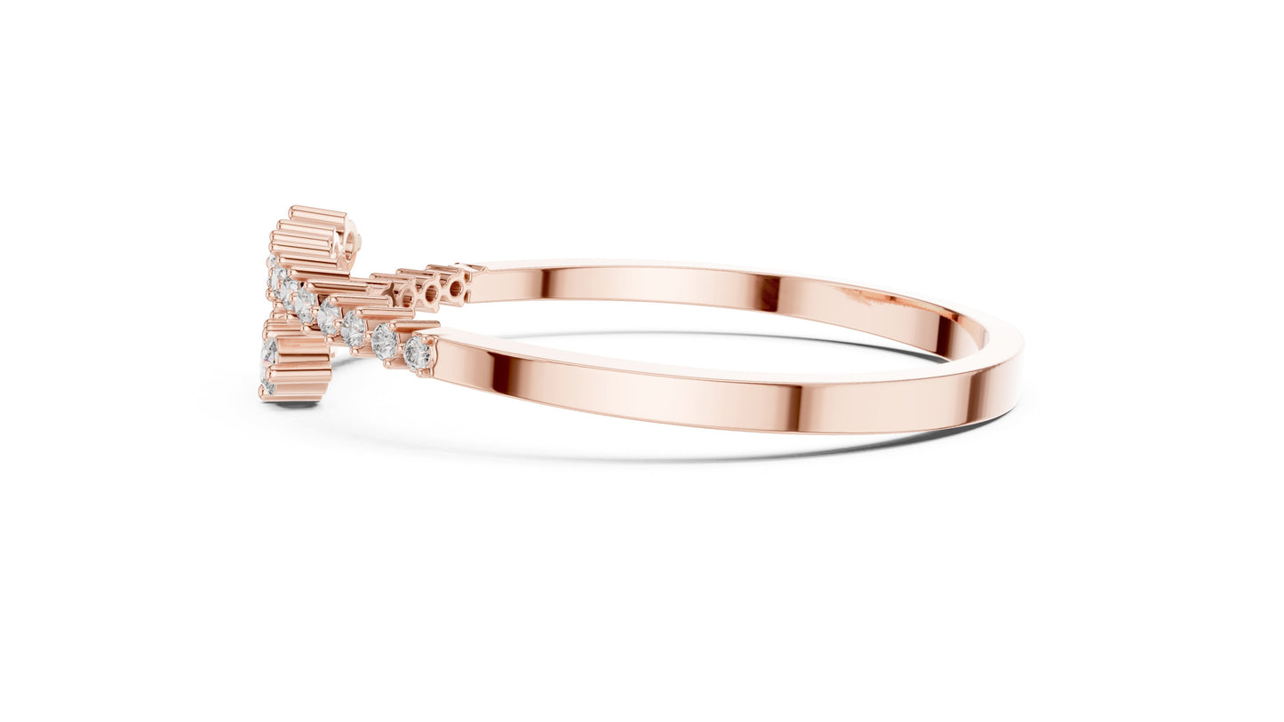 Marquise Bangle Lab Grown Diamond Bracelet