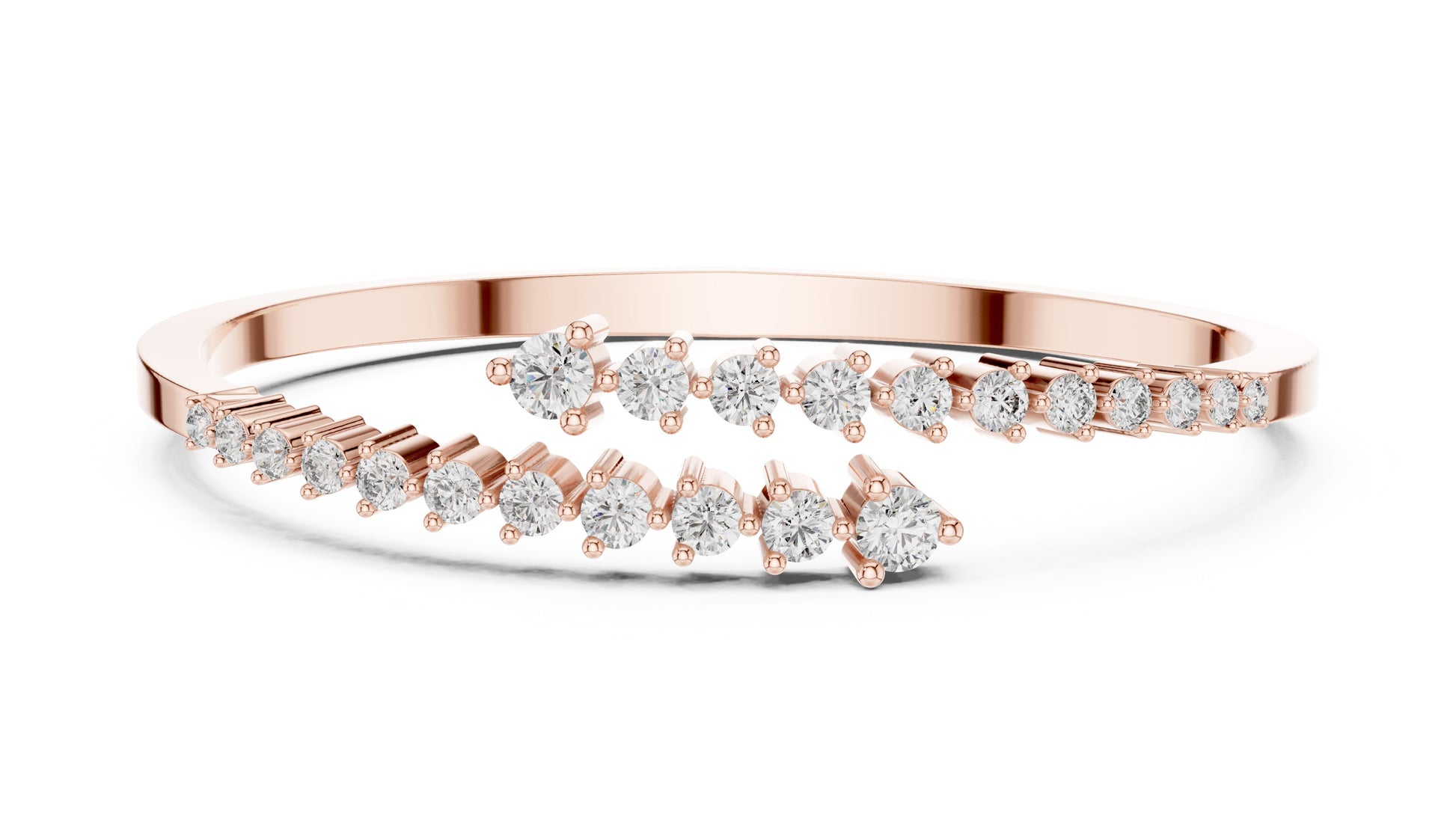 Marquise Bangle Lab Grown Diamond Bracelet