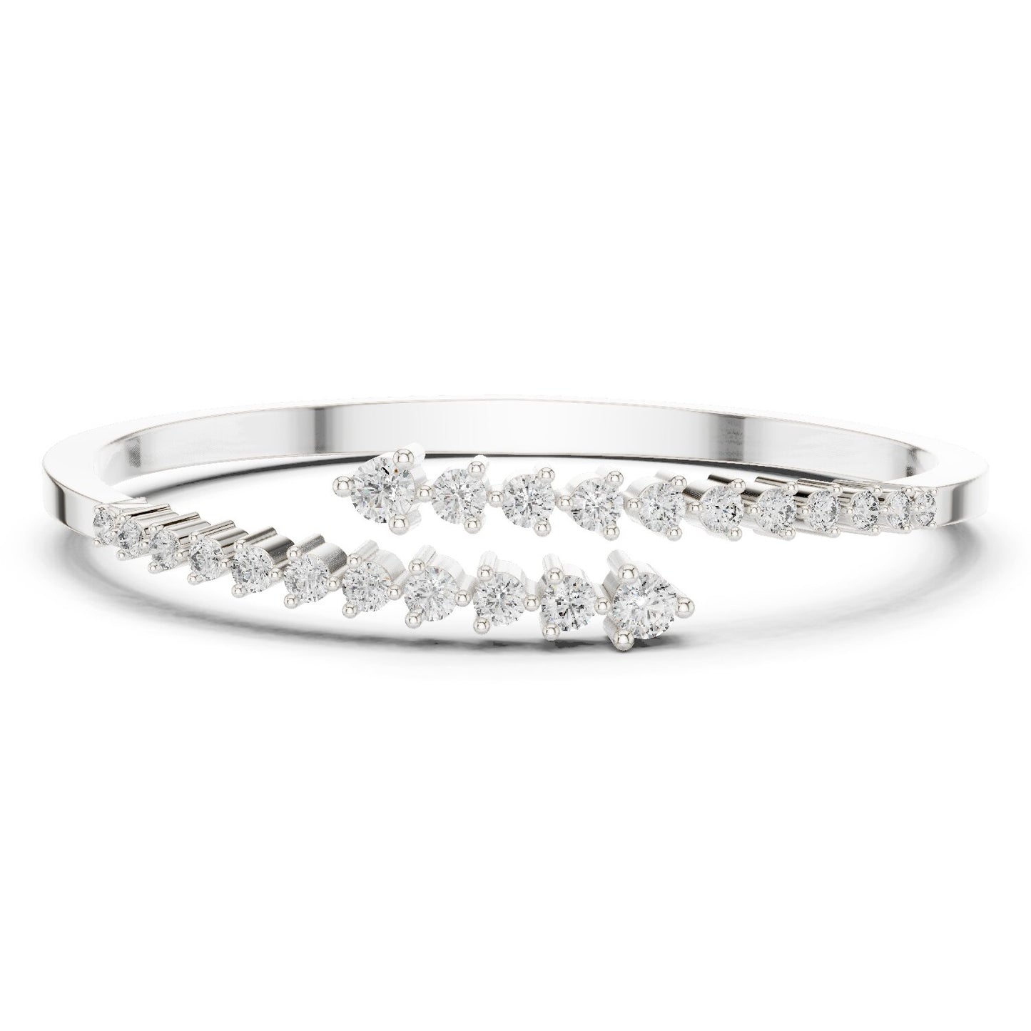 Marquise Bangle Lab Grown Diamond Bracelet