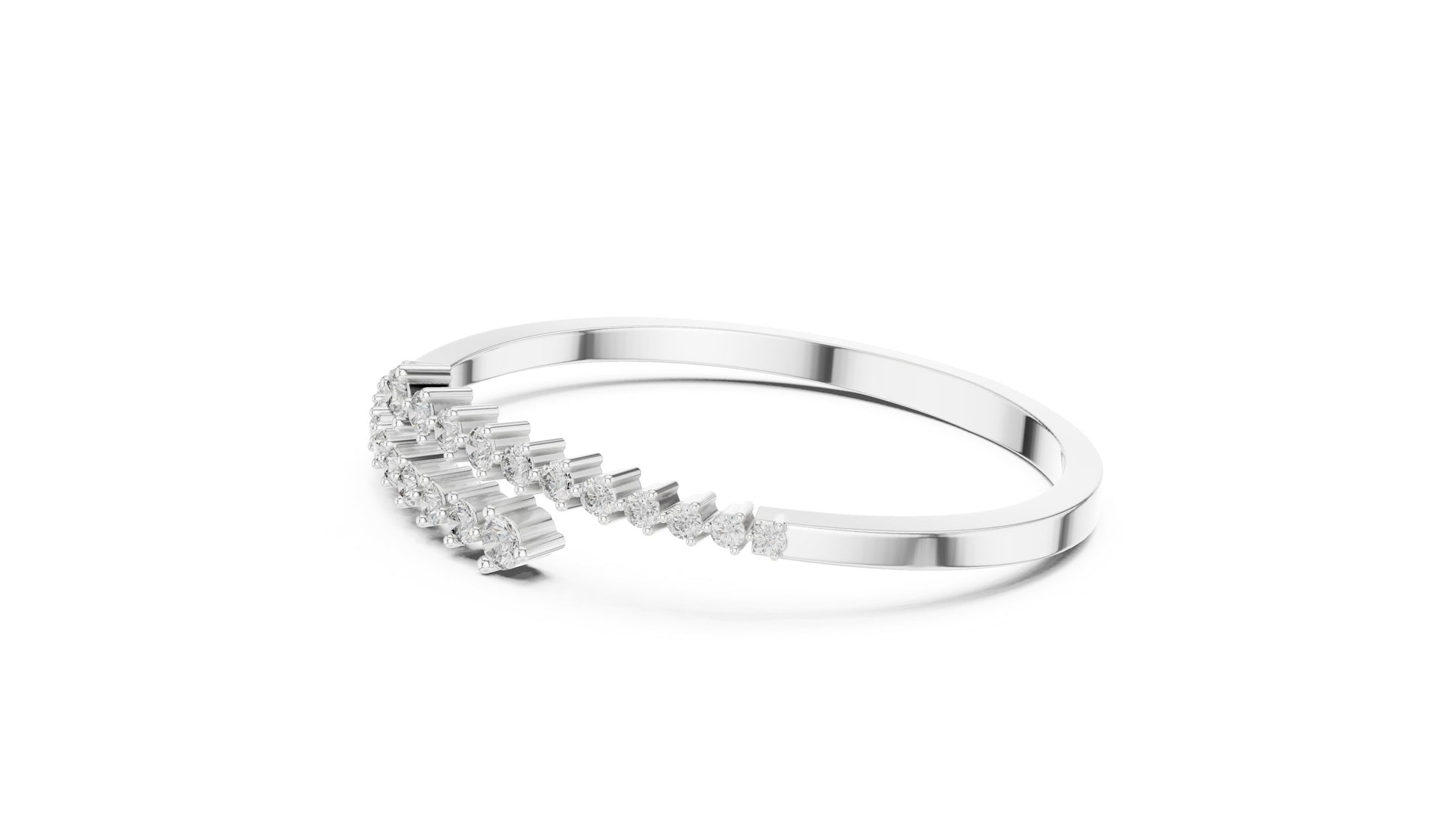 Marquise Bangle Lab Grown Diamond Bracelet