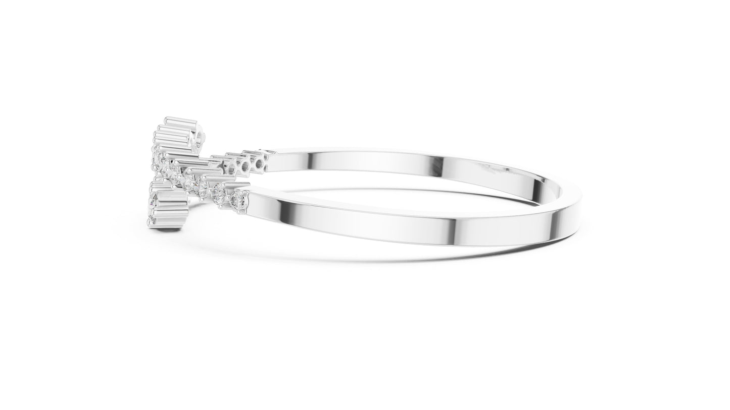 Marquise Bangle Lab Grown Diamond Bracelet