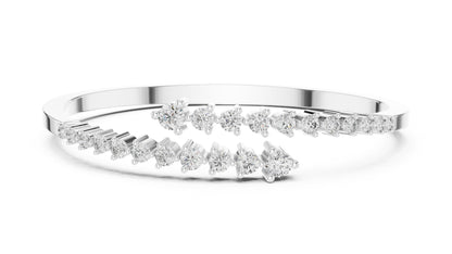 Marquise Bangle Lab Grown Diamond Bracelet