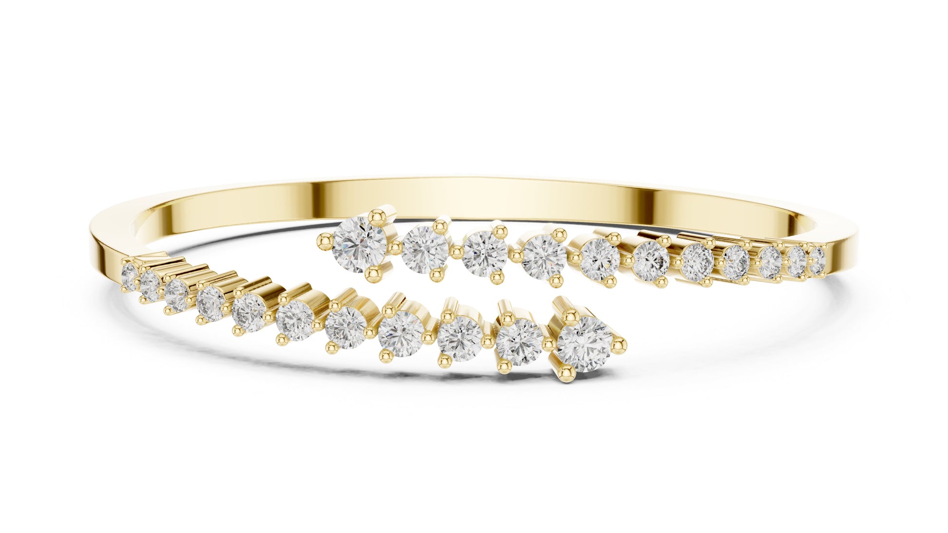Marquise Bangle Lab Grown Diamond Bracelet