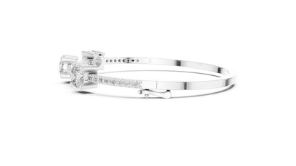 Round Bangle Lab Grown Diamond Bracelet