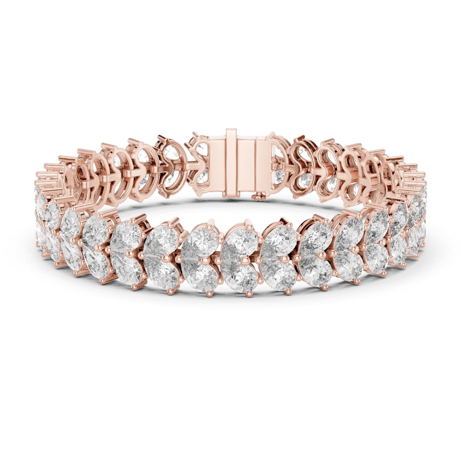 Marquise Tennis Lab Grown Diamond Bracelet