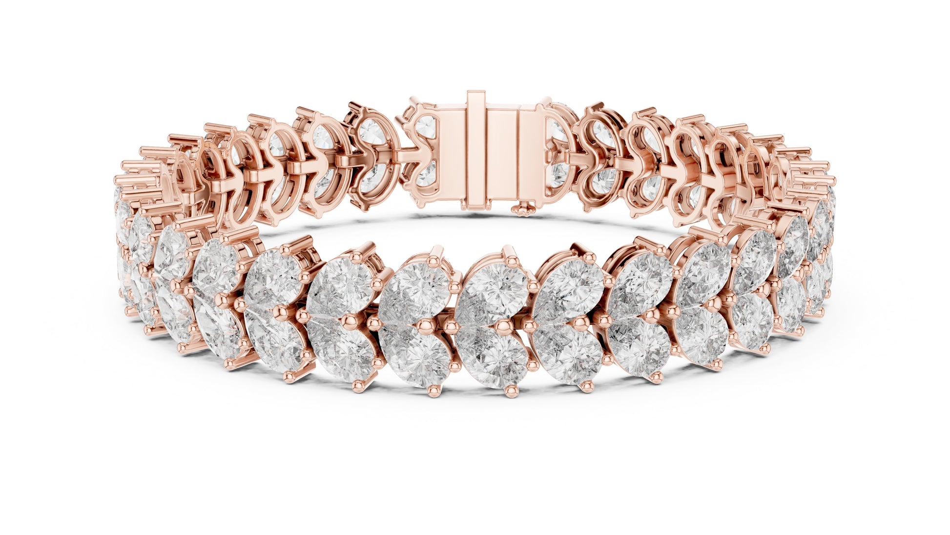 Marquise Tennis Lab Grown Diamond Bracelet