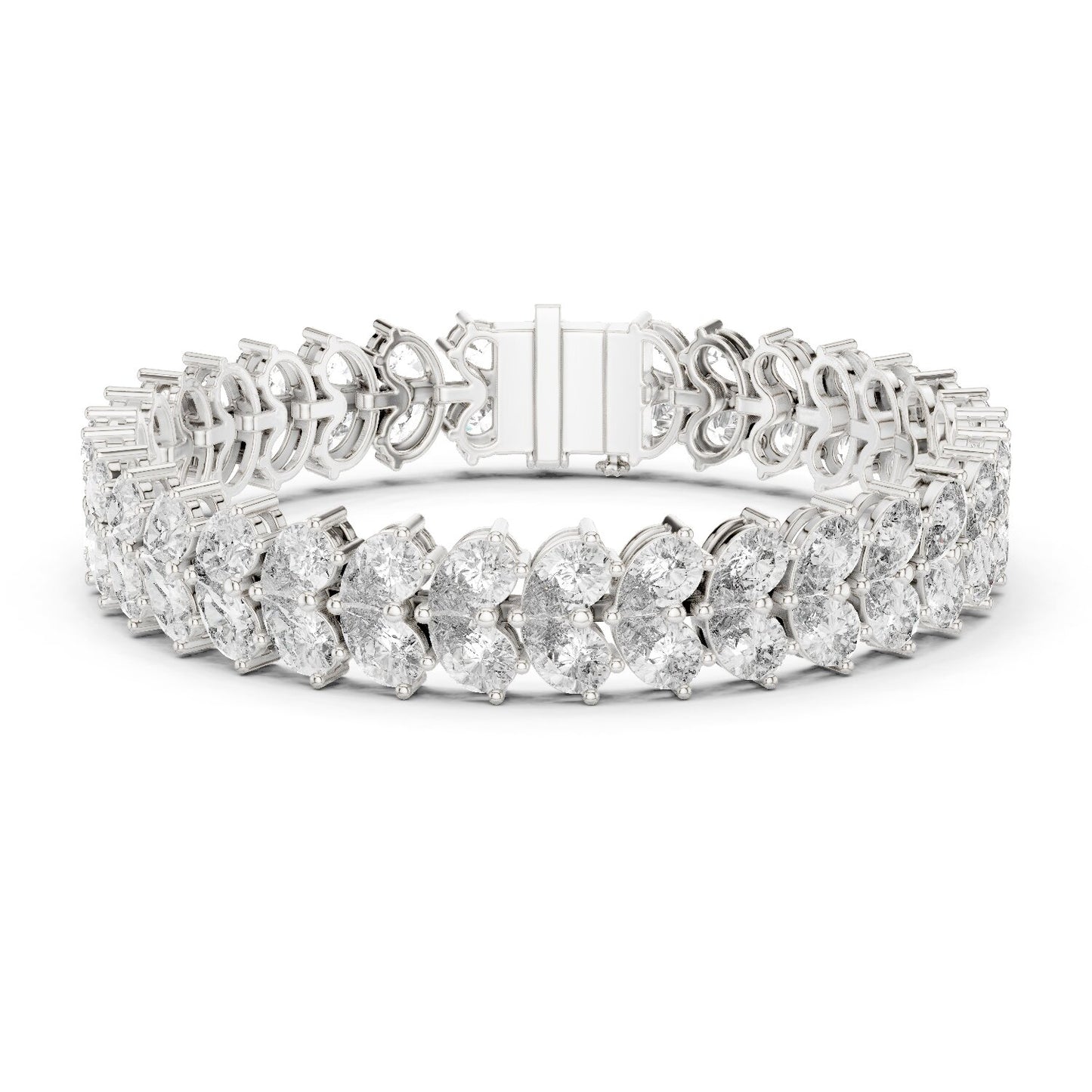 Marquise Tennis Lab Grown Diamond Bracelet