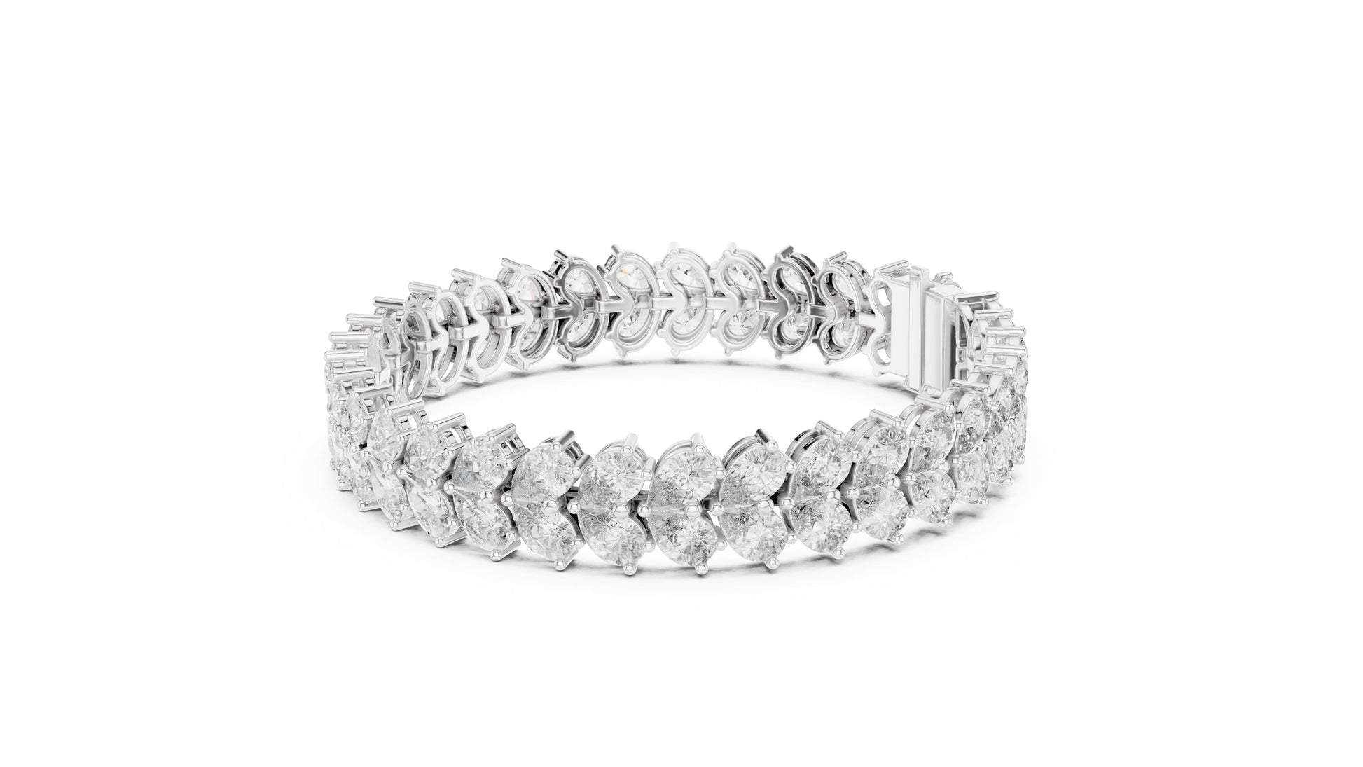 Marquise Tennis Lab Grown Diamond Bracelet