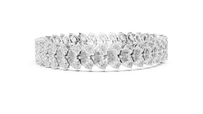 Marquise Tennis Lab Grown Diamond Bracelet
