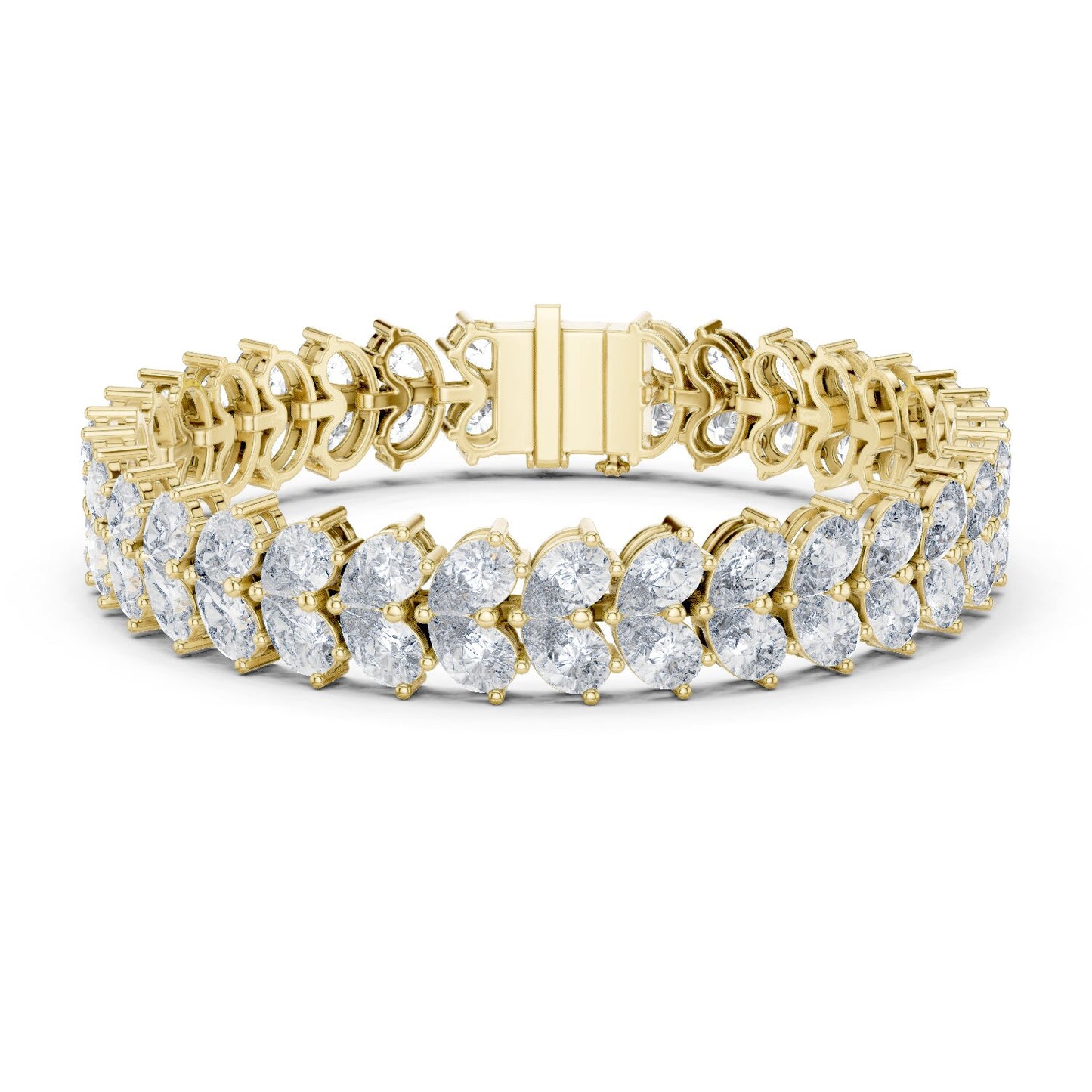 Marquise Tennis Lab Grown Diamond Bracelet