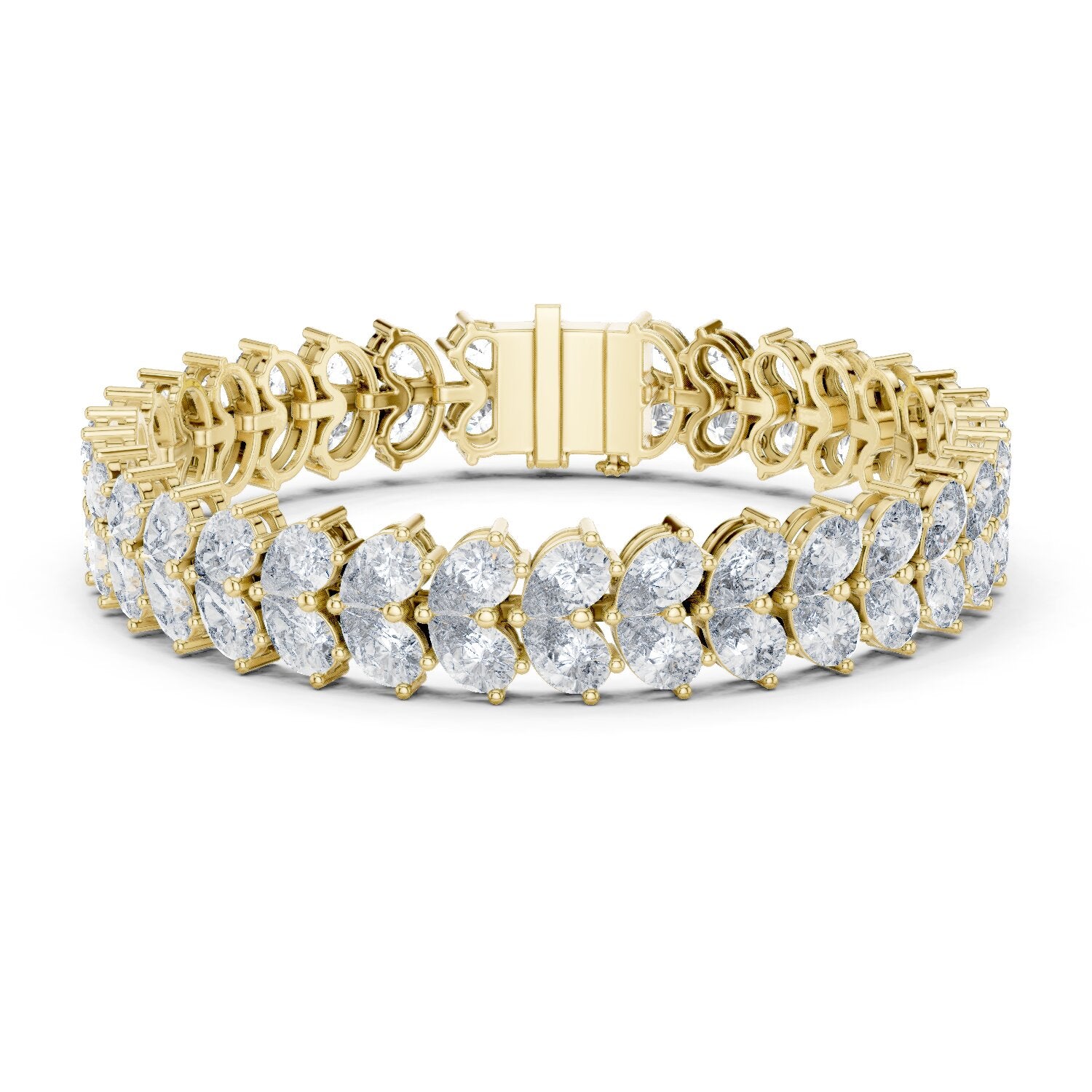 Marquise Tennis Lab Grown Diamond Bracelet