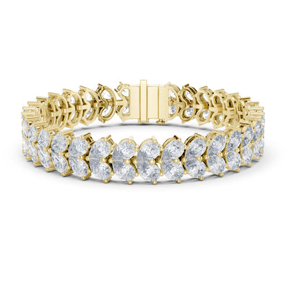 Marquise Tennis Lab Grown Diamond Bracelet