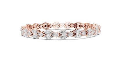Marquise Tennis Lab Grown Diamond Bracelet