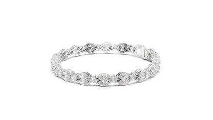 Marquise Tennis Lab Grown Diamond Bracelet