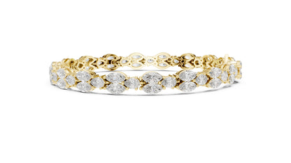 Marquise Tennis Lab Grown Diamond Bracelet