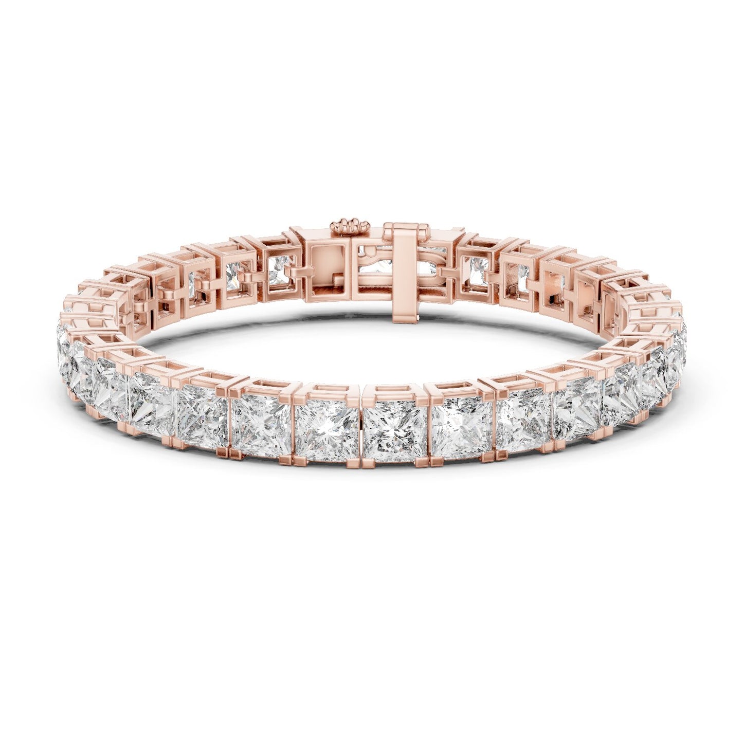 Princess Tennis Lab Grown Diamond Bracelet