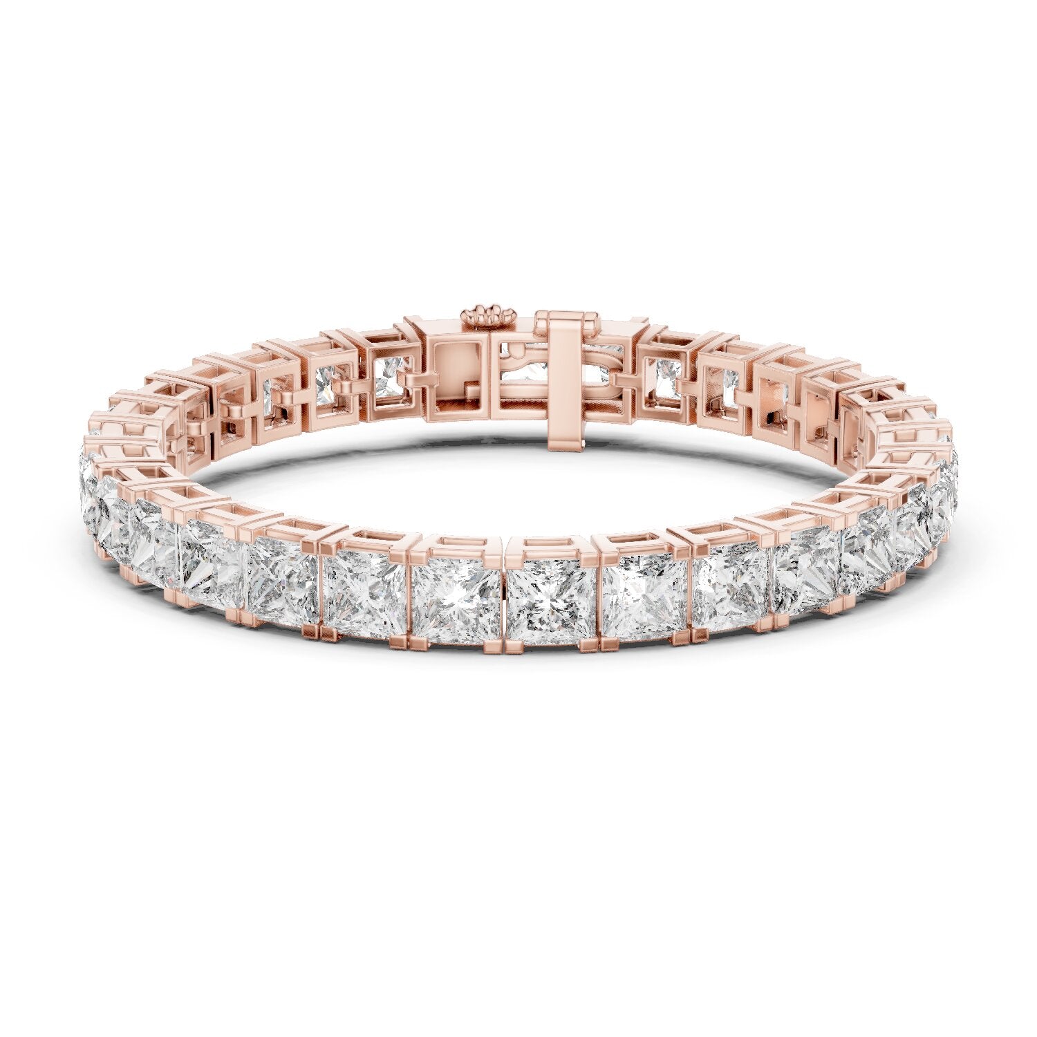 Princess Tennis Lab Grown Diamond Bracelet