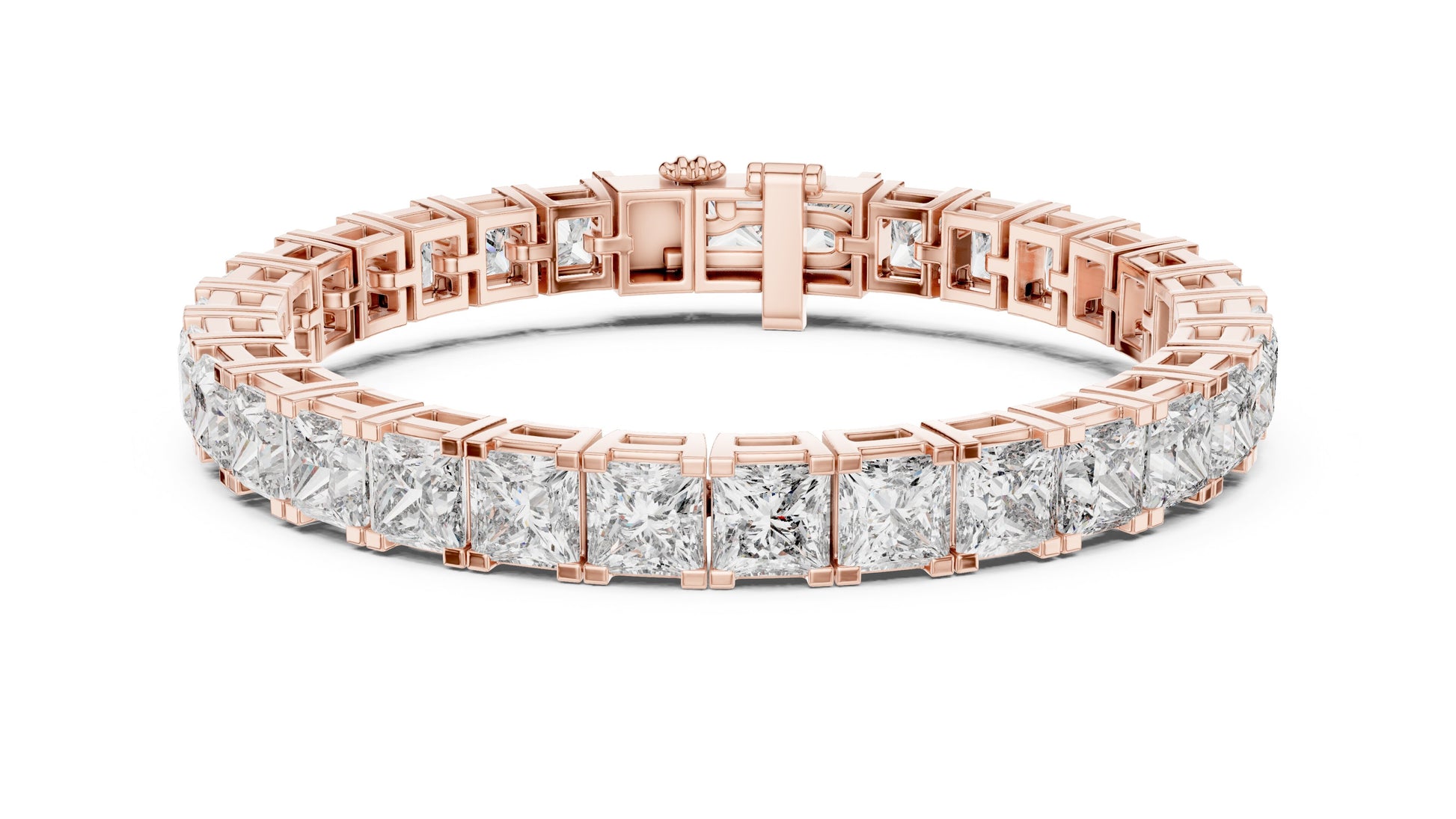 Princess Tennis Lab Grown Diamond Bracelet