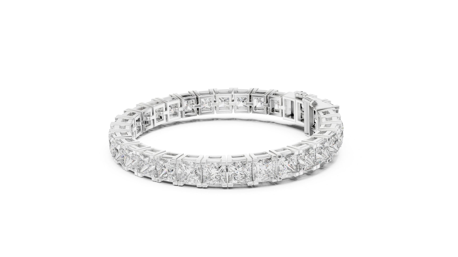 Princess Tennis Lab Grown Diamond Bracelet