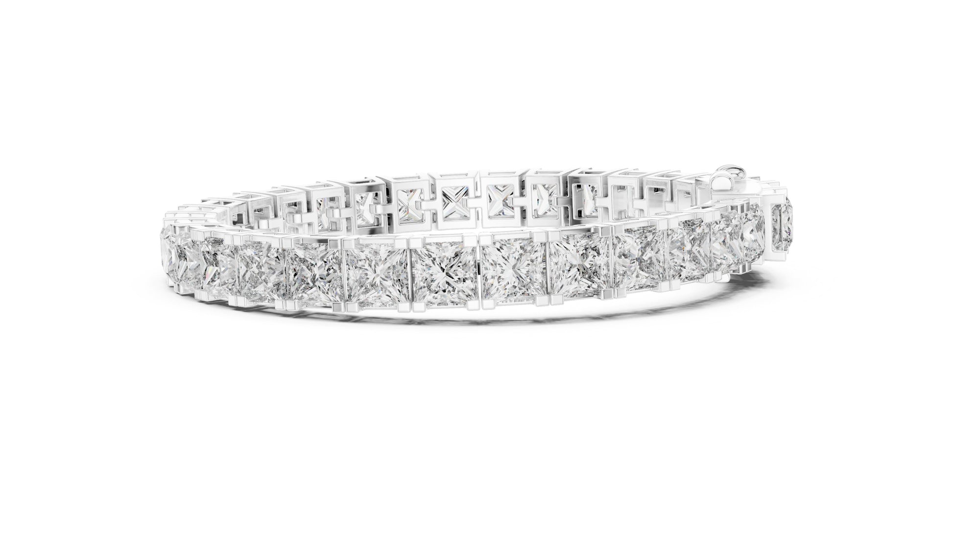 Princess Tennis Lab Grown Diamond Bracelet